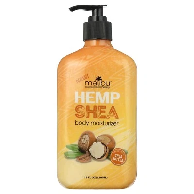 Malibu Hemp Shea Body Moisturizer for Dry Skin, 18 fl oz - Image 1 of 4