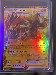 Pokemon TCG Groudon EX 54/108 Ultra Rare Holofoil - Picture 1 of 2