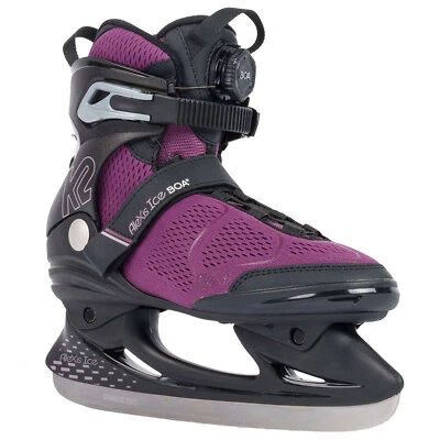 K2 Alexis Ice Skate Boa Damen-Eislaufschuhe Schlittschuhe Softboot Skates Lila