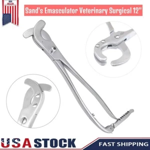 SAND'S Castrator Emaskulator 12" German Grade Veterinary Chirurgical Instrument 12" - Bild 1 von 3