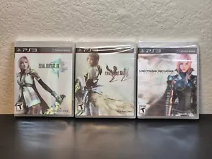 Playstation 3 Sealed Final Fantasy 13 Trilogy Lot XIII XIII-2 Lighting Returns - Picture 1 of 21