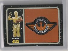 2015 TOPPS STAR WARS JOURNEY TO THE FORCE AWAKENS PATCH #P-4 C-3PO
