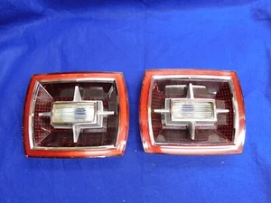 Pair of NOS 66 Ford Galaxie 500 XL 7 Litre Taillight Rear Lamp Lens C6AZ-13450-H - Picture 1 of 10