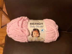 Bernat Baby Blanket baby pink 3.5 oz. 72 yds. polyester yarn NEW - Picture 1 of 2