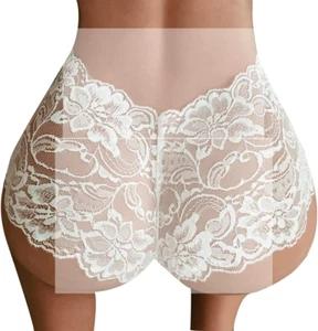 Sexy Lace Underwear High-Waisted Panties ,Floral Lace Panties Seamless Hipster B - Picture 1 of 11