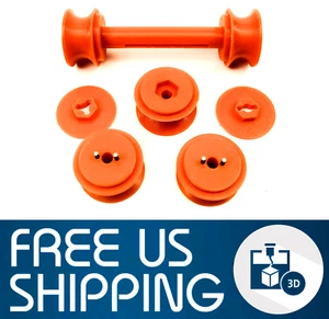 125 to 120 Roll Film Spool Adapter Set/Kit 7pcs Kodak 3A 3B Stereo N0.2 3 ¼C E25 - Picture 1 of 5