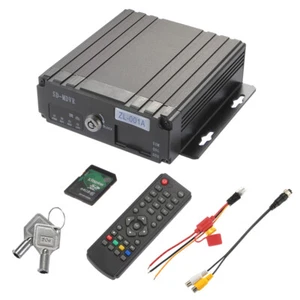 4Ch Channel Car Kit Hard Disk HDD Vehicle Car Video Recorder mobile DVR Remote - Picture 1 of 12