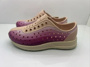 People The Slater Shoes Footwear Vegan Slip-On Really Pink Blue Kids Sz US C10 - Picture 1 of 6
