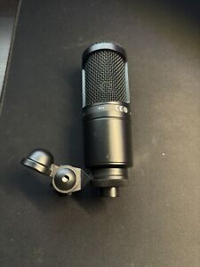 Audio-Technica AT2020 Cardioid Condenser Studio XLR Microphone - Black