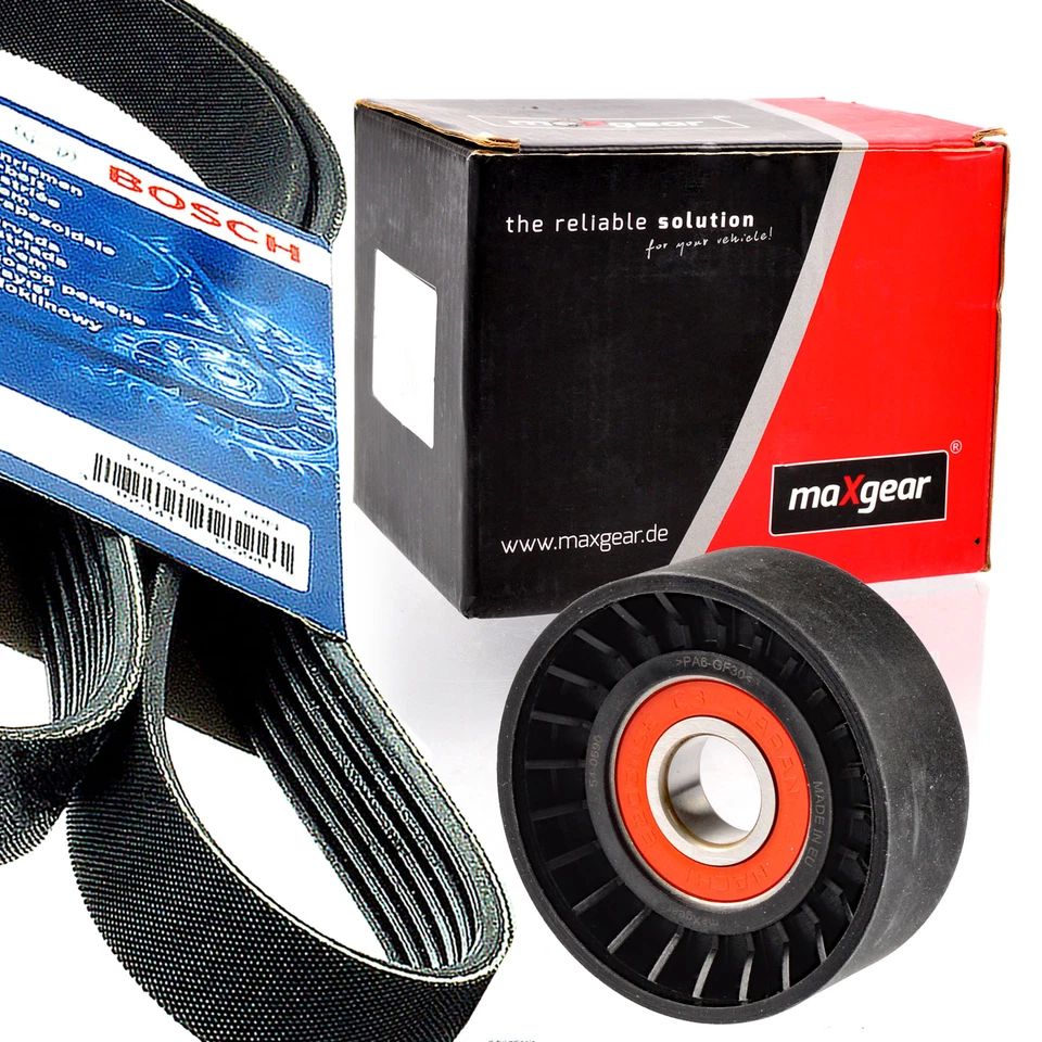 Bosch 6PK1850 V-ribbed belt + roller for Opel Insignia a G09 2.0 CDTi - Image 1 of 4