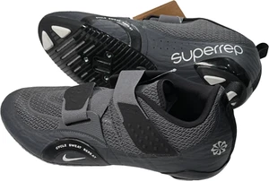 Scarpe da ciclismo Nike SuperRep Cycle 2 NN - NUOVE da uomo 11 grigio/nero - #47128-OF - Foto 1 di 5