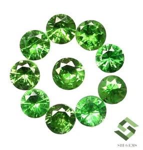 3 mm Natural Tsavorite Round Cut Lot 10 Pcs 1.29 CTS Calibrated Loose Gemstones - Picture 1 of 6