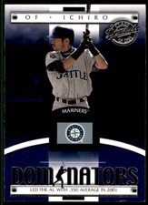 2001 Donruss Class of 2001 Dominators Ichiro Suzuki Seattle Mariners #DM-9