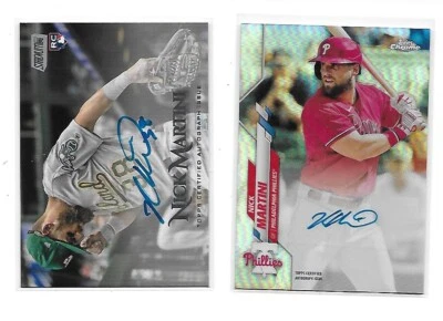 2020 TOPPS CHROME REFRACTOR NICK MARTINI AUTO 2019 STADIUM CLUB AUTOGRAPH ROCKIE - Image 1 of 2