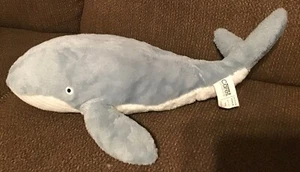 Kohl's Kohls Large Blue Whale Ocean Animal 18" Plush If You Want to see a Whale - Picture 1 of 4