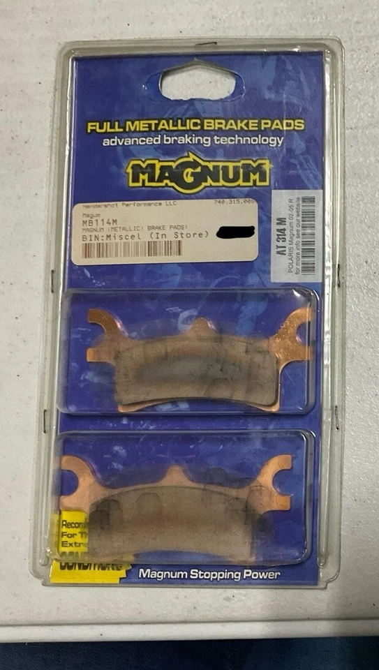 MB114M, Magnum Full Metallic Brake Pads - Изображение 1 из 1