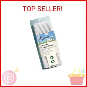 Sky Organics - Organic Cotton Swabs, 500 ct. - Ultra Soft Tips - Strong & Durabl - Picture 1 of 2