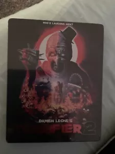 Free Shipping! BRAND NEW SEALED - Blu Ray - Terrifier 2 Steelbook - Damien Leone - Picture 1 of 2