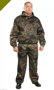 TRAJE CAMUFLAJE PESCA CAZA CHAQUETA PANTALONES GOTCHA PAINTBALL SENDERISMO OUTDOOR AIRSOFT - Imagen 1 de 8
