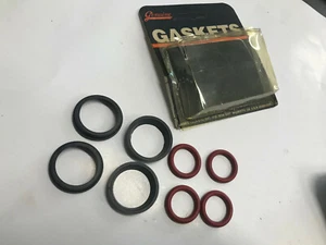 11190-V2 SET 8 PZ S.GOMMINI SEAL HARLEY DAVIDSON XL 883 1200 SPORTSTERS 1991 UP - Imagen 1 de 1
