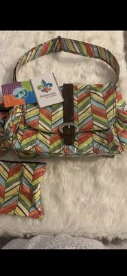 Kalencom Diaper Bag Bottle Holder Pad Removable Pouch Waterproof Multicolor NWT - Image 1 of 4