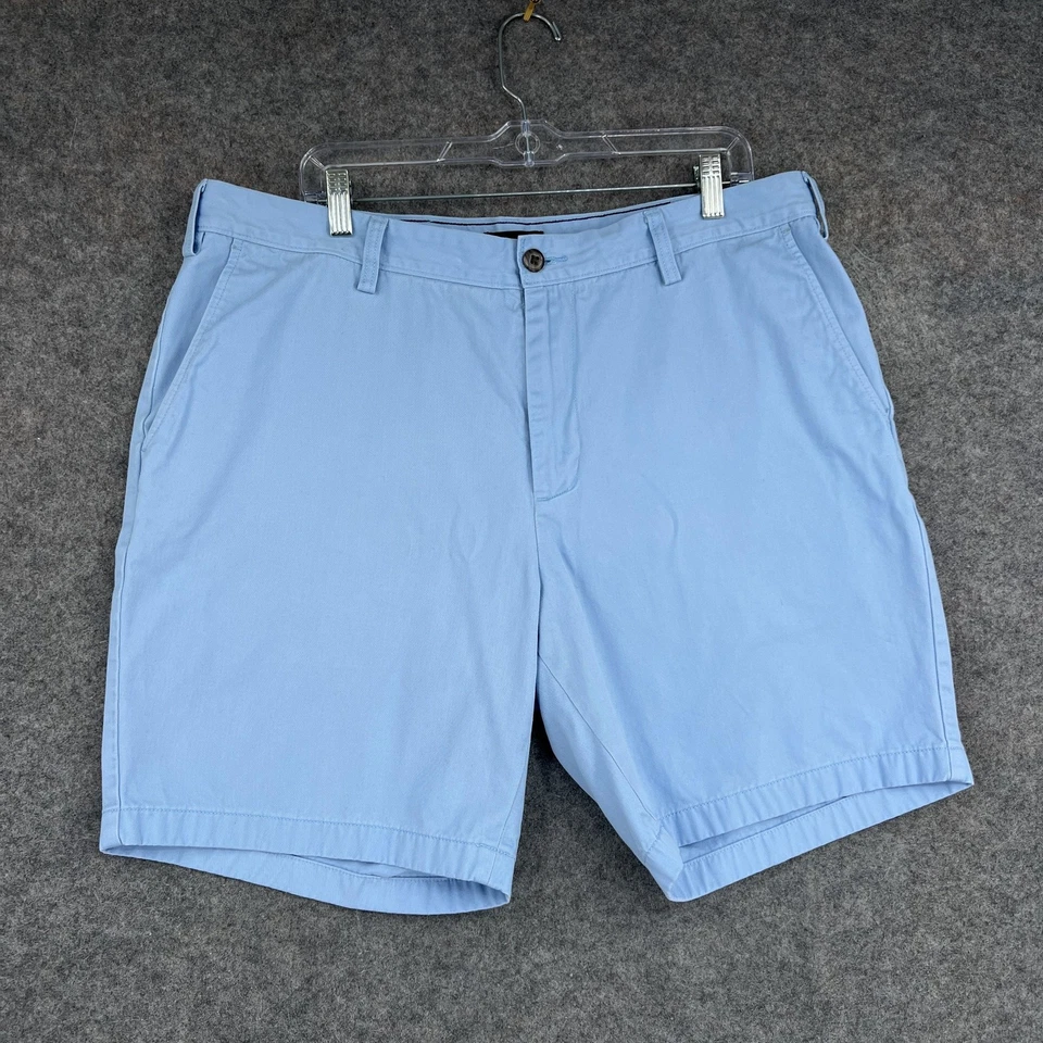 Nautica Shorts Mens 38W Light Blue Chino Flat Front Cotton Casual Summer Boating - Image 1 of 4