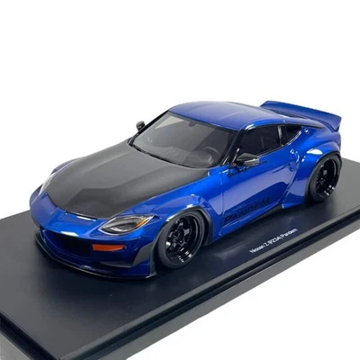 Modellino Auto Top Speed 1/18 Nissan Z RZ34 Pandem Seiran Blue - Immagine 1 di 4