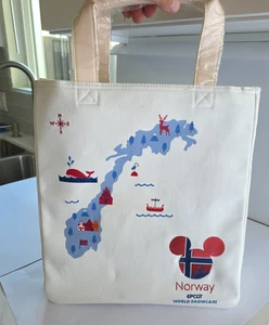 Norwegen Pavillon Karte Flagge Mickey Symbol Epcot Disney Parks Tragetasche BESCHREIBUNG LESEN - Bild 1 von 19