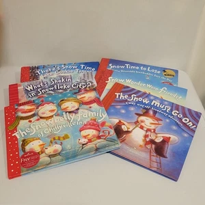 Hallmark Holiday Series Lot of 6 Snowman Series Hardback Books - Imagen 1 de 8