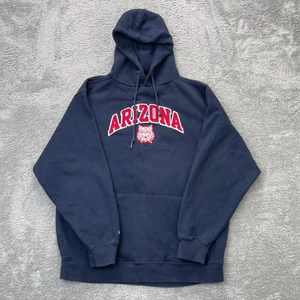 Arizona Wildcats Hoodie Mens Large Blue Jansport Football NCAA Fleece Lined - Picture 1 of 6