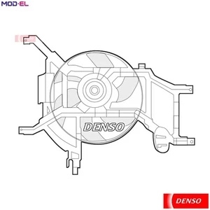 FAN ENGINE COOLING DER37002 FOR RENAULT LOGAN TONDAR/90 DACIA 1.6L 4cyl LOGAN I - Picture 1 of 10