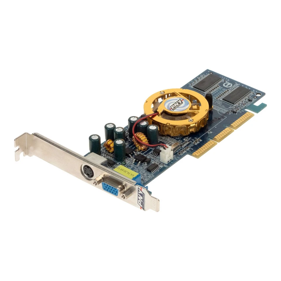 Graphics Card PNY NVIDIA GEFORCE FX 5500 128MB GF05500A8D11J+0C AGP - Image 1 of 3