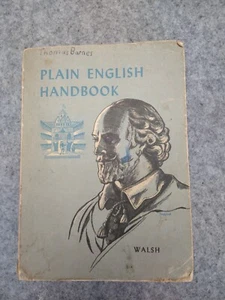 Plain English Handbook Fifth Revised Edition Complete Guide J Martyn Walsh 1966 - Picture 1 of 4