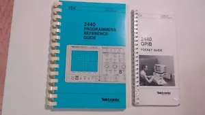 Guía de referencia para programadores Tektronix 2440 070-6601-00 PLUS guía de bolsillo - Imagen 1 de 8