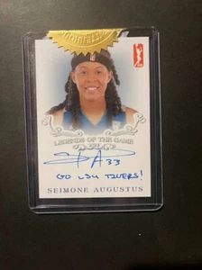 2018 Rittenhouse WNBA Sealed Incentive Autograph Seimone Augustus Legends - Picture 1 of 1