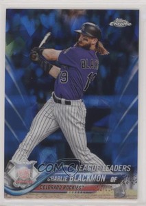 2018 Topps Chrome Sapphire Edition Topps Online Exclusive Charlie Blackmon #92