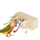 Forage Toy Food Container Food Bowl Wooden Bird Foraging Feeder Toy For