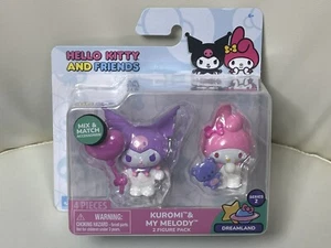 Hello Kitty & Friends 2” Figures Kuromi & My Melody Dreamland 2024 New - Picture 1 of 4