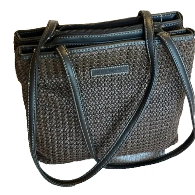 Hush Puppies Bolso de Hombro Marrón Paja Monedero Foto 1 de 4