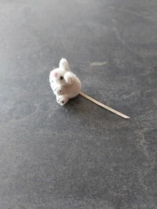 Ancienne Peluche Souris Miniature Poupée Ancienne No Steiff Pintel - Foto 1 di 7