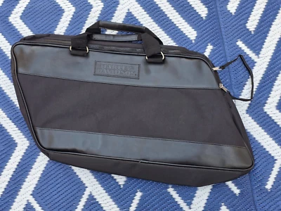 BOLSA DE EQUIPAJE CON LOGOTIPO HARLEY DAVIDSON FORRO DE SILLÍN NEGRO MANIJAS DE MOTOCICLETA Foto 1 de 4