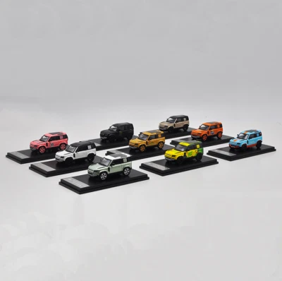 1/64 Scale Original Manufacturer Land Rover Defender 90 Alloy Model Car 9 Colors - Image 1 of 4