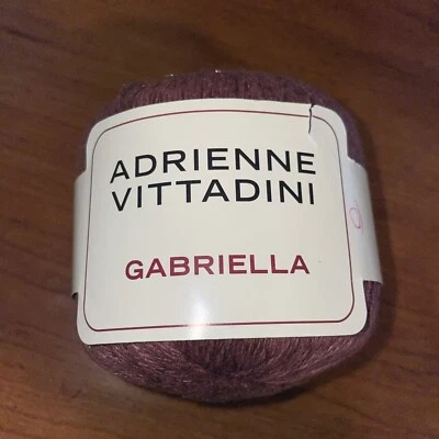 Adrienne Vittadini Yarn GABRIELLA #417 Dark Dusky Rose - 50g 113yd - Silk Linen - Image 1 of 4