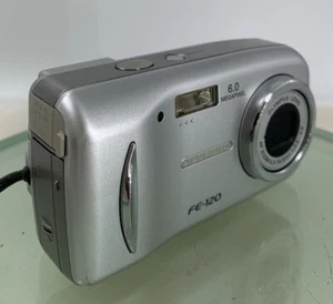 Olympus FE-120 6.0 MP Compact Digital Camera SILVER NO CARD TESTED - 47 - Picture 1 of 8