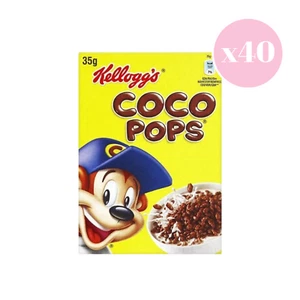 Kellogg's Coco Pops Single Serve Portion Packs Cereal 35g - X40 Boxes - Picture 1 of 3