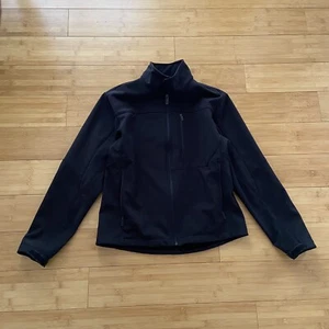 Tumi T-Tech Jacket Mens Medium Black Full Zip Packable Softshell Pockets - Picture 1 of 8
