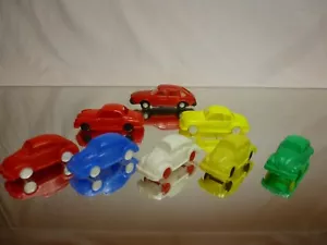 PLASTIC PLASTIK LOT of 8x VW VOLKSWAGEN VARIOUS - BEETLE KARMANN - GOOD - Imagen 1 de 1