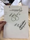 Jimmy Stewart '94 Relay Marathon, Letter Signed By Angela Watson "Step By Step"