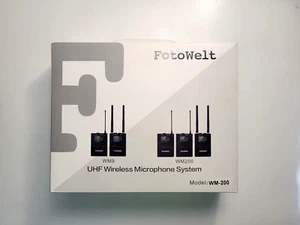 Wireless Lavalier Microphone Receiver For DSLR Camera / Camorders Used in Video - Picture 1 of 4