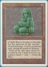 Jade Statue Unlimited NM Artifact Uncommon MAGIC MTG CARD (ID# 247280) ABUGames